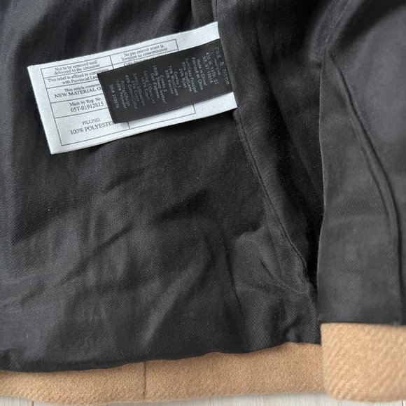 Rag & Bone New York Skye Stripe Camel Peacoat Jacket ( 00 / XS ) - Picture 11 of 12